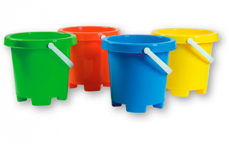 2,5 liter speelgoed emmer torenvorm 2,5 liter speelgoed emmer torenvorm