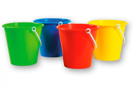 1 liter speelgoed emmers in diverse kleuren 1 liter speelgoed emmers in diverse kleuren