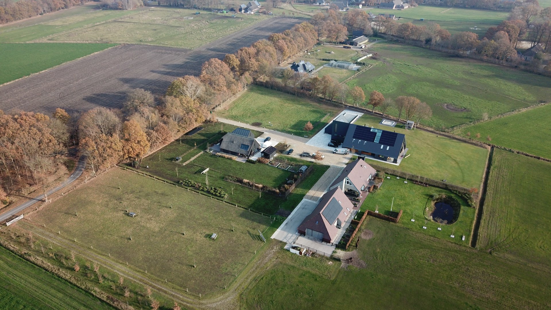 Luchtfoto Prinses op de Es woonrijp