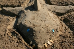 Zandkasteel maken Wedstrijd zandkasteel maken met je bedrijfsuitje