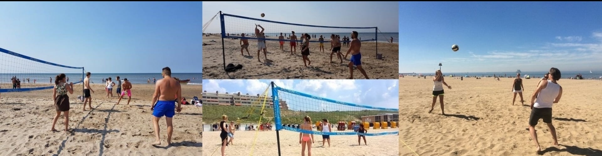 Beach volleybal een onderdeel die eigenlijk niet kan ontbreken in een zeskamp