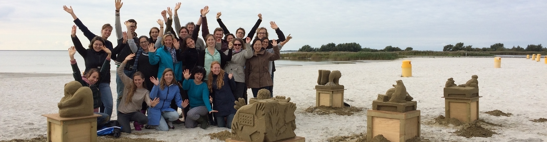 Workshop zandsculpturen Zandsculpturen Workshop voor iedereen geschikt.