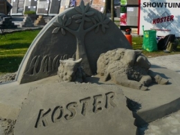 demonstratie zandsculpturen