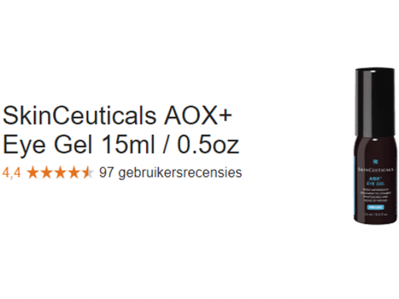 Skinceuticals AOX+ eye gel reviews Skinceuticals nederland gezichtsverzorgingscreme