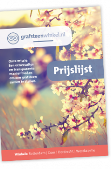 Grafsteen prijs Schiedam Grafsteen prijs Schiedam