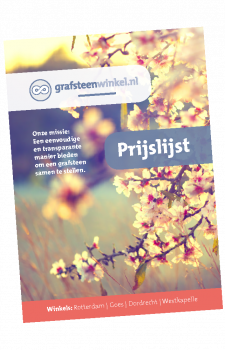 Prijs grafsteen Dordrecht Prijs grafsteen Dordrecht