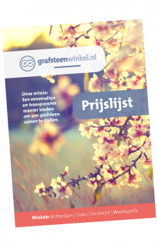 Grafsteen prijzen Burgh-Haamstede Grafstenen prijslijst Burgh-Haamstede