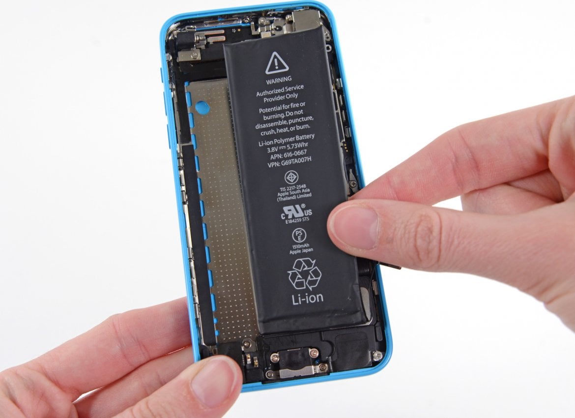 Meisje Scheermes Grit iPhone 5C batterij vervangen € 39,- Origineel & direct klaar Eindhoven