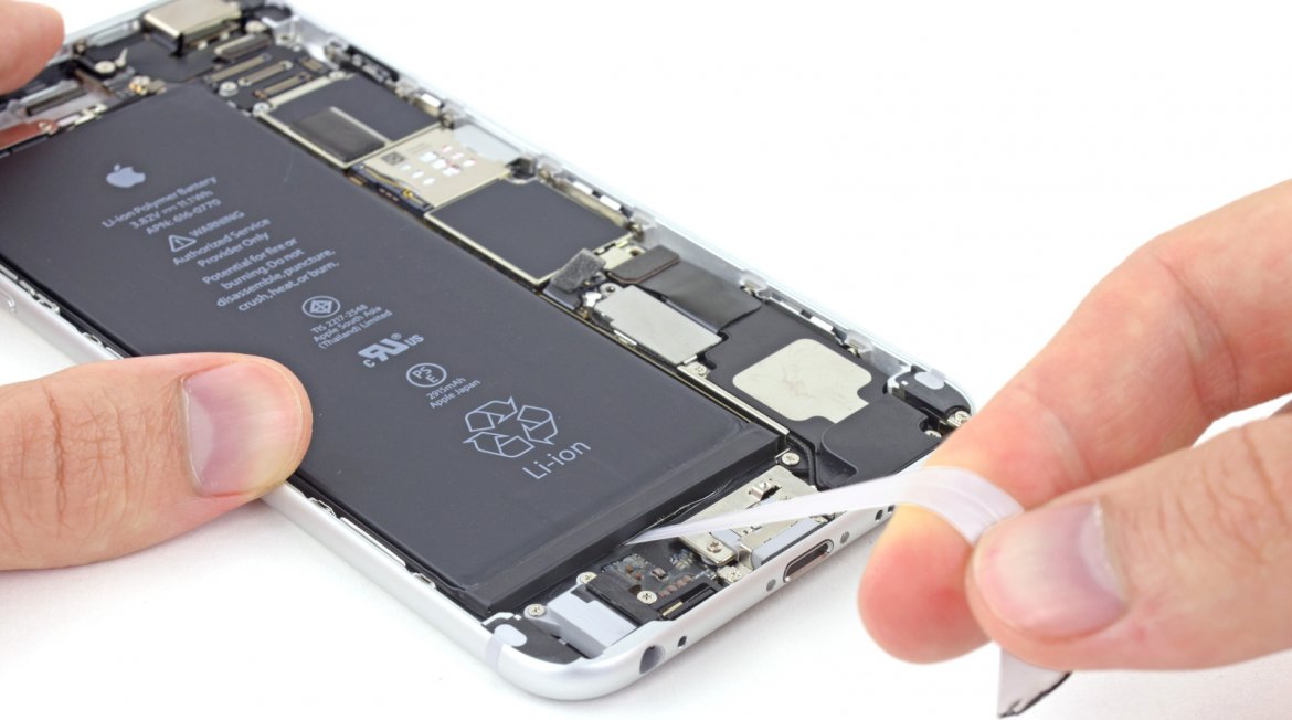 zakdoek walvis Uitgaan van iPhone 6 Plus batterij vervangen € 49,- Origineel en direct klaar
