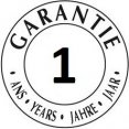 1 jaar garantie