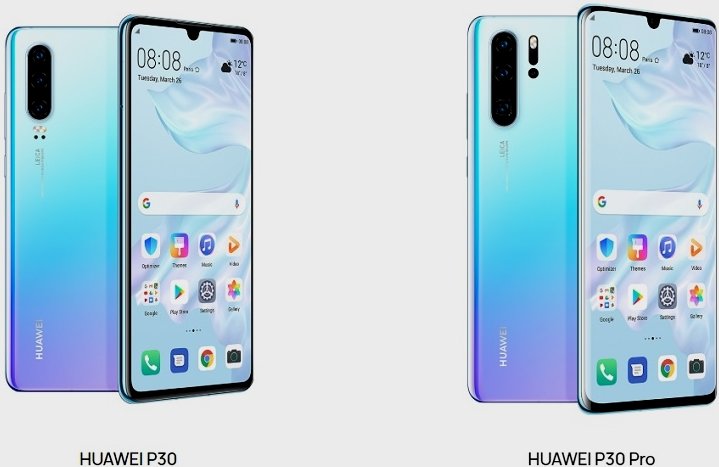 Huawei P30 scherm Huawei P30 scherm