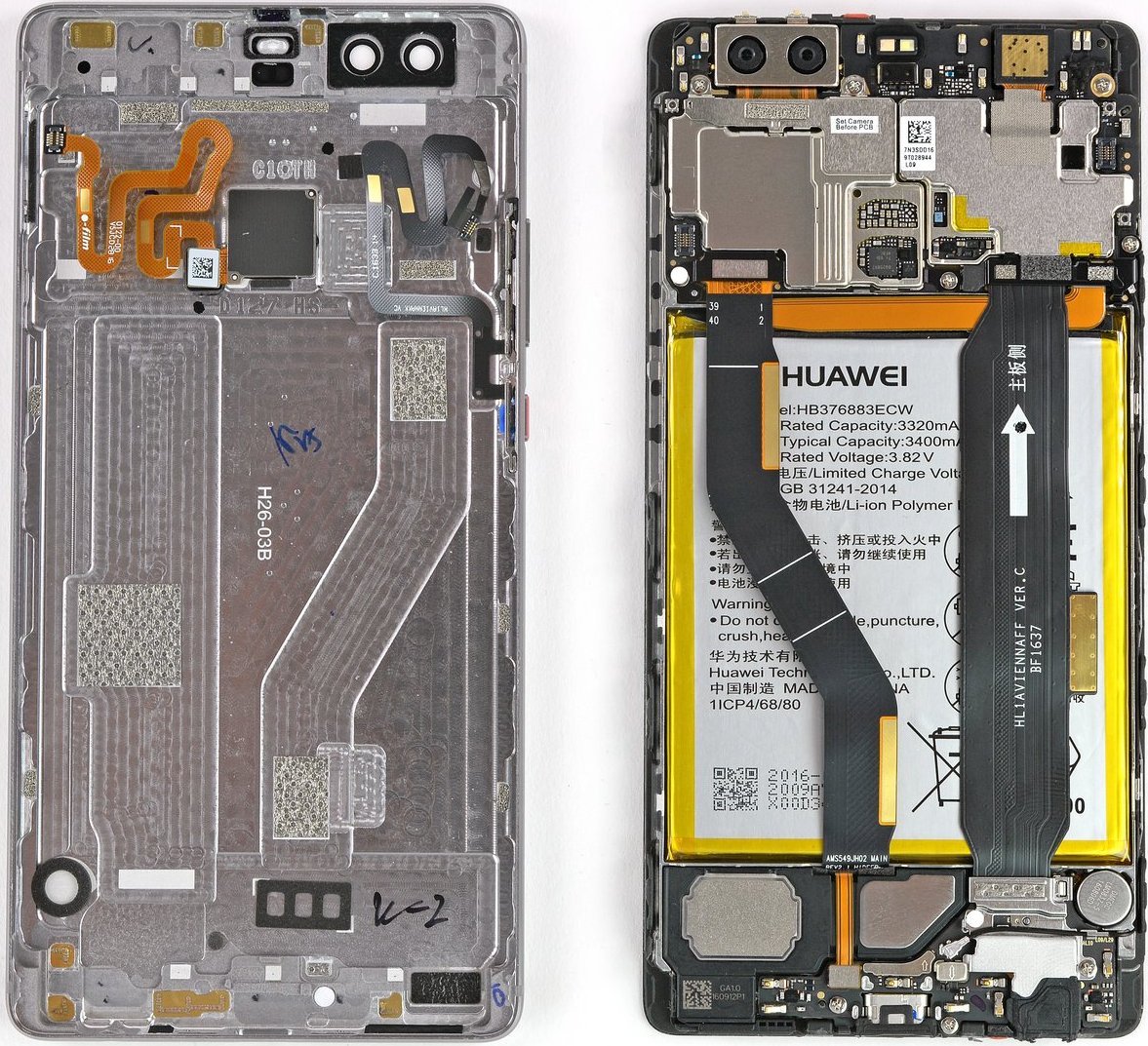 Huawei P9 Plus scherm Huawei P9 Plus scherm