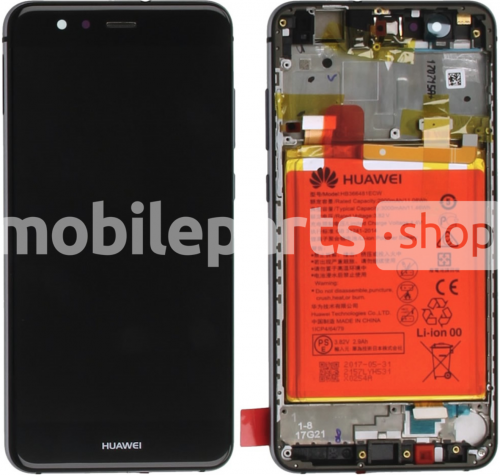 Huawei scherm reparatie met frame en batterij