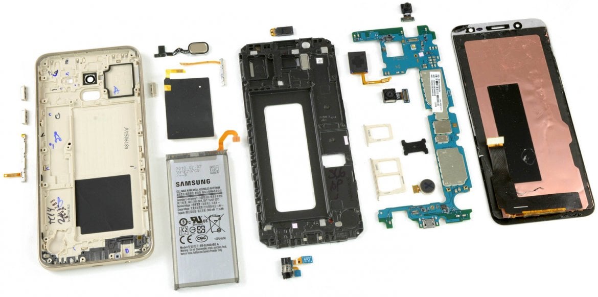 Samsung galaxy J6 reparatie onderdelen