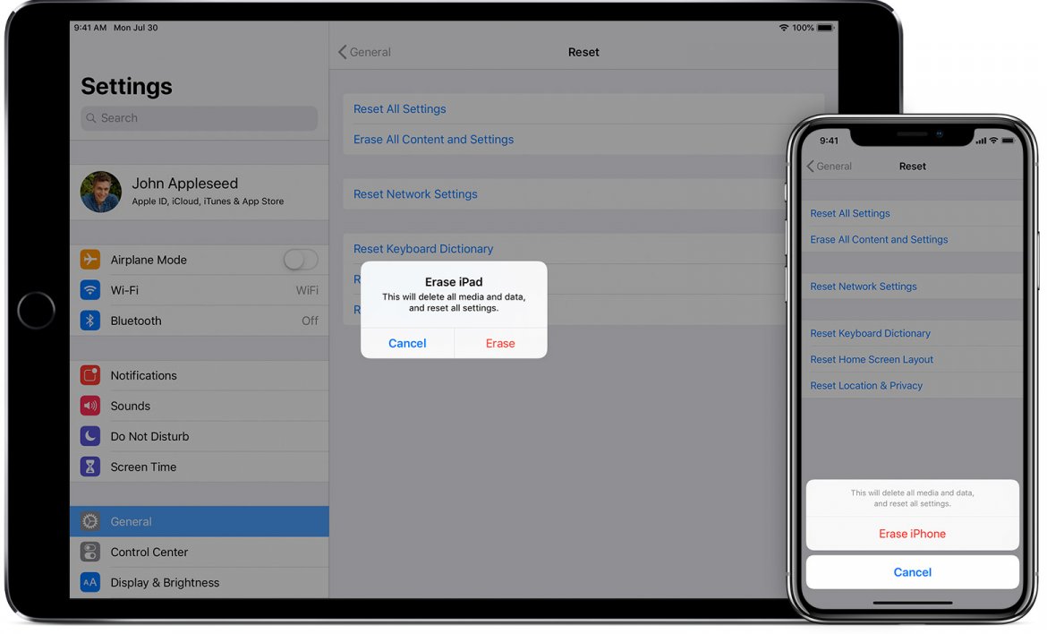 iPhone iPad gegevens verwijderen bij verkoop iPhone iPad gegevens verwijderen bij verkoop