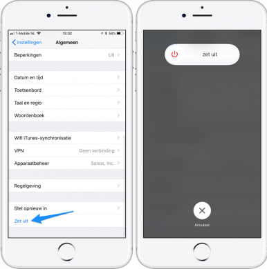 iPhone herstarten zonder knoppen iPhone herstarten zonder knoppen