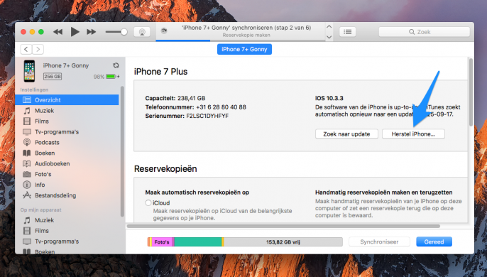 iPhone herstellen iTunes iPhone herstellen iTunes