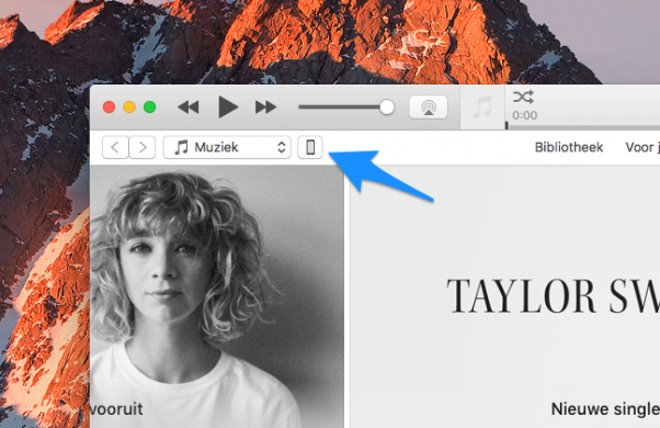 iTunes iPhone aanklikken iTunes iPhone aanklikken