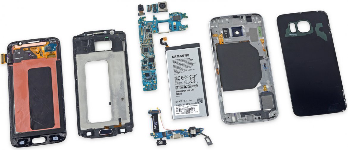Samsung S6 reparatie onderdelen