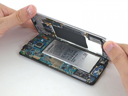 Samsung S6 edge plus batterij vervangen_7