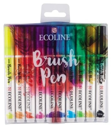 meer info over brush pen van Ecoline