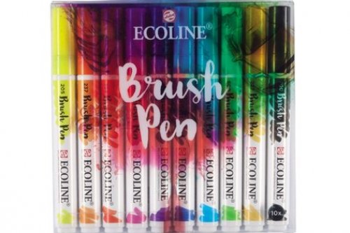 Ecoline brushpennen handletteren Ecoline brushpennen handletteren