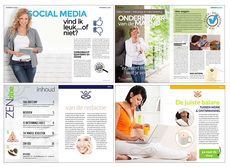 voorbeelden magazine binnenwerk voorbeelden magazine binnenwerk