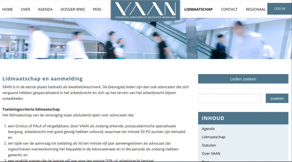 arbeidsrecht-advocaat-VAAN-lidmaatschap arbeidsrecht-advocaat-VAAN-lidmaatschap