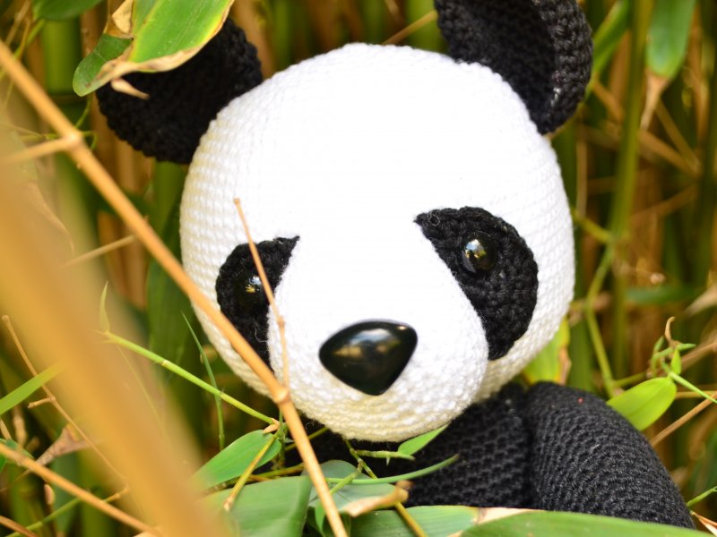 gehaakte panda gehaakte panda