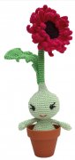 Gehaakte gerbera Gehaakte gerbera
