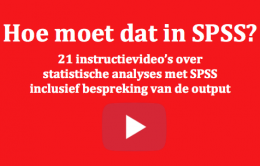 21 videos' over SPSS Hulp bij SPSS