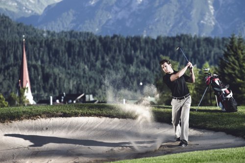 Eén van de mooiste golfbanen van Oostenrijk ligt in Seefeld, Tirol