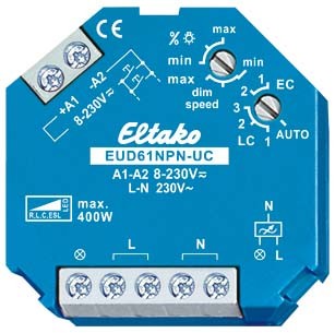 LED dimmer Eltako EUD61NPN-UC