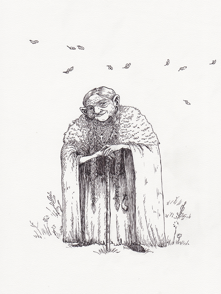 Forest Witch Illustration Forest Witch Illustration