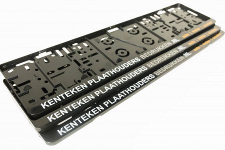 kentekenplaathouder met bedrijfsnaam kentekenplaathouder bedrukken model fast click