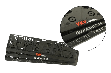 model 3D reliëf Model 3D reliëf voor kentekenplaathouder