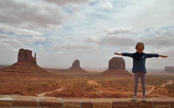 Monument Valley met gezin Monument Valley met gezin