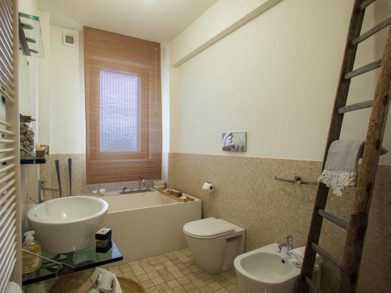 Badkamer bij tweepersoonskamer Zuid italie