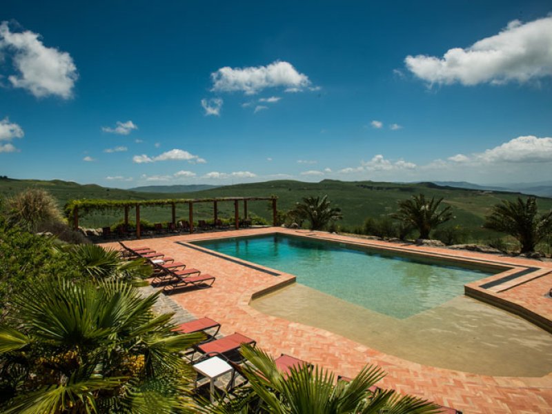 Zwembad met uitzichten Sicilie