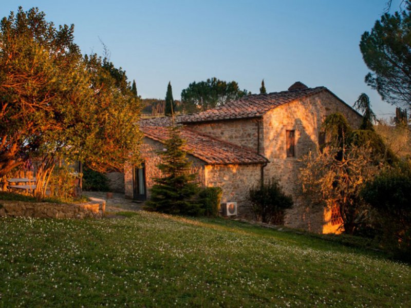 landhuis met zwembad panzano in chianti Toscane