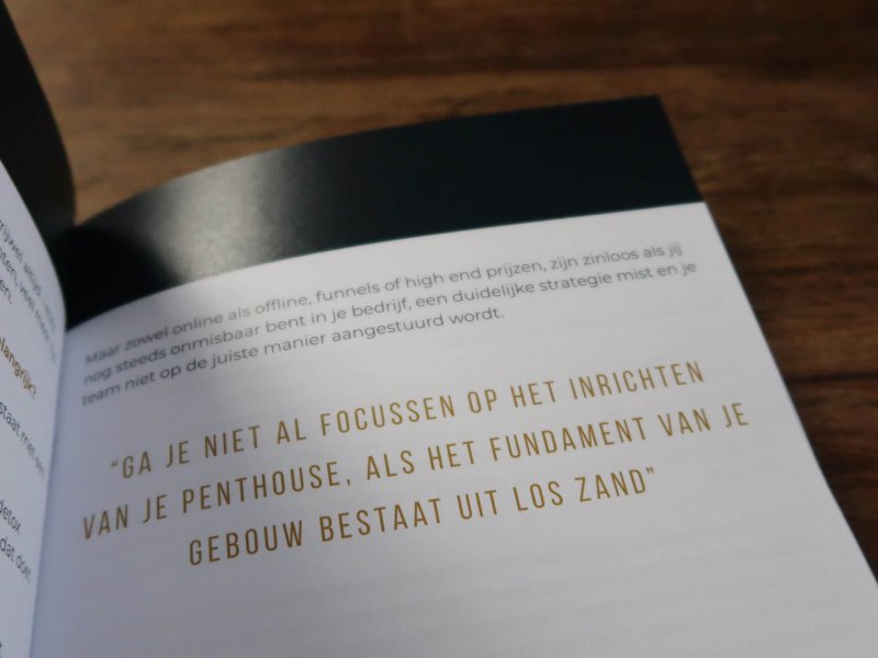 LSOB fundamentals - 5 stappen opengeslagen Focus niet op de inrichting van een slecht gebouwd huis