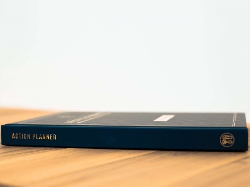 LSOB Action Planner info en bestellen Kaft met gouden letters Action Planner