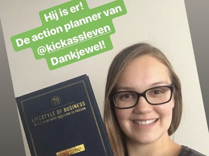 Nikita foto met LSOB Action Planner Action Planner Lifestyle Of Business_Nikita