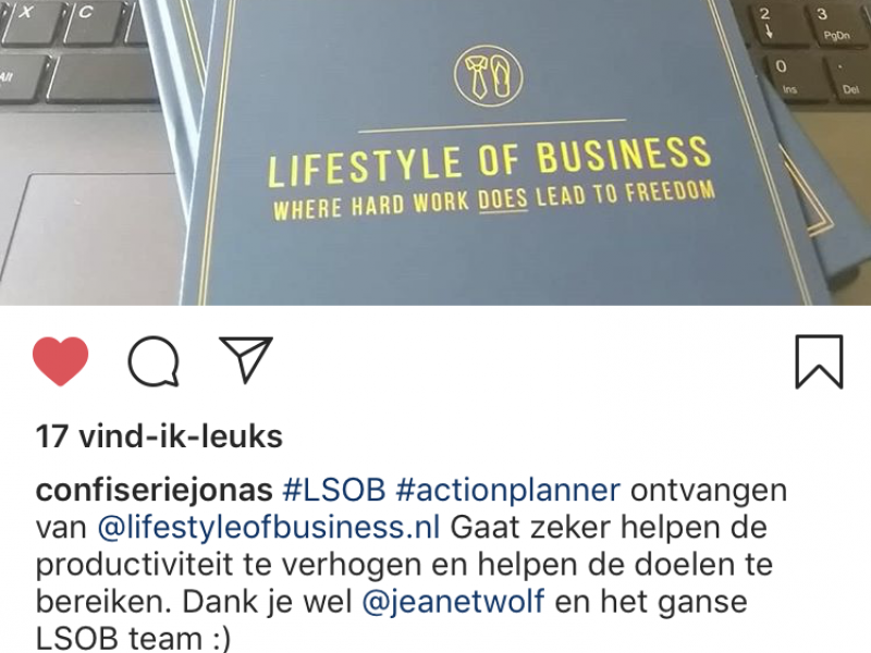 jonas foto met LSOB Action Planner Action Planner Lifestyle Of Business_Jonas