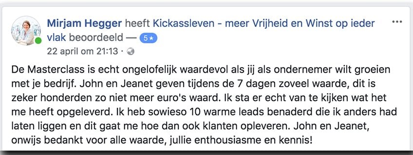 Masterclass Review Mirjam_Kickassleven.nl