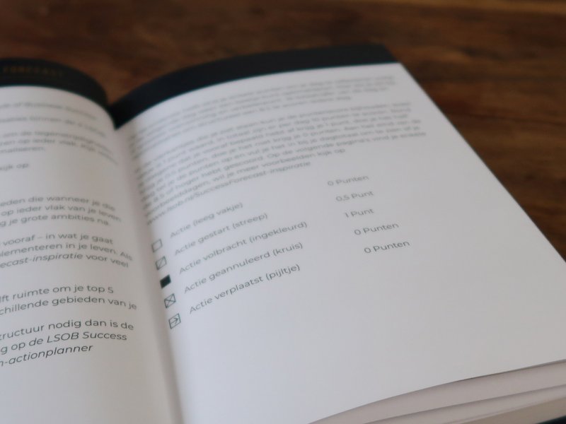 Success Forecast Lifestyle Of Business uitleg Forecast planner met duidelijk uitleg