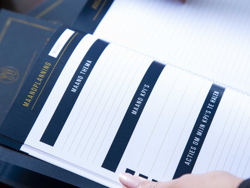 Action Planner Lifestyle Of Business invulbare velden Maandplanning maken planner