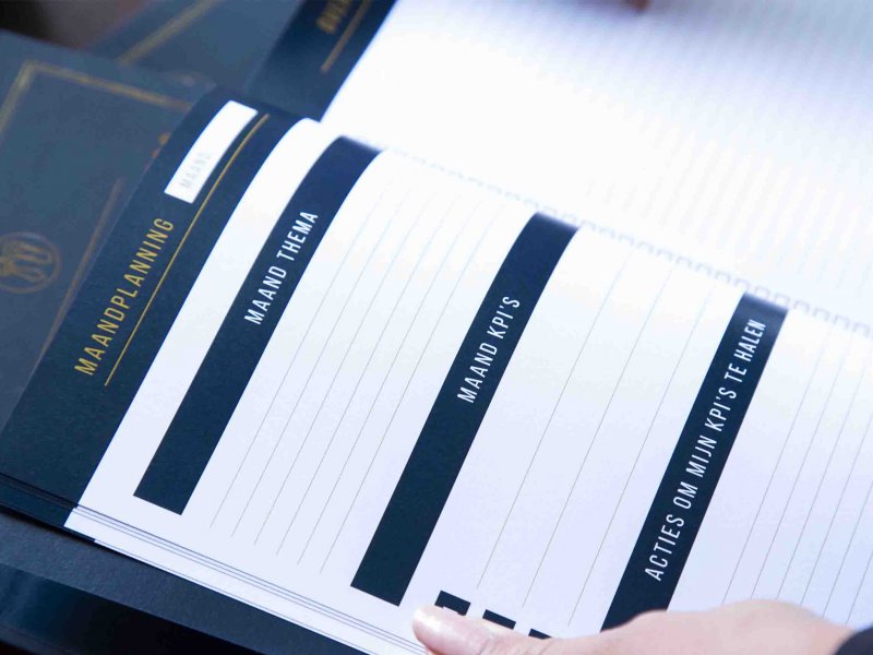 LSOB Action Planner ruimte maandplanning Uitgebreide maandplanning action planner