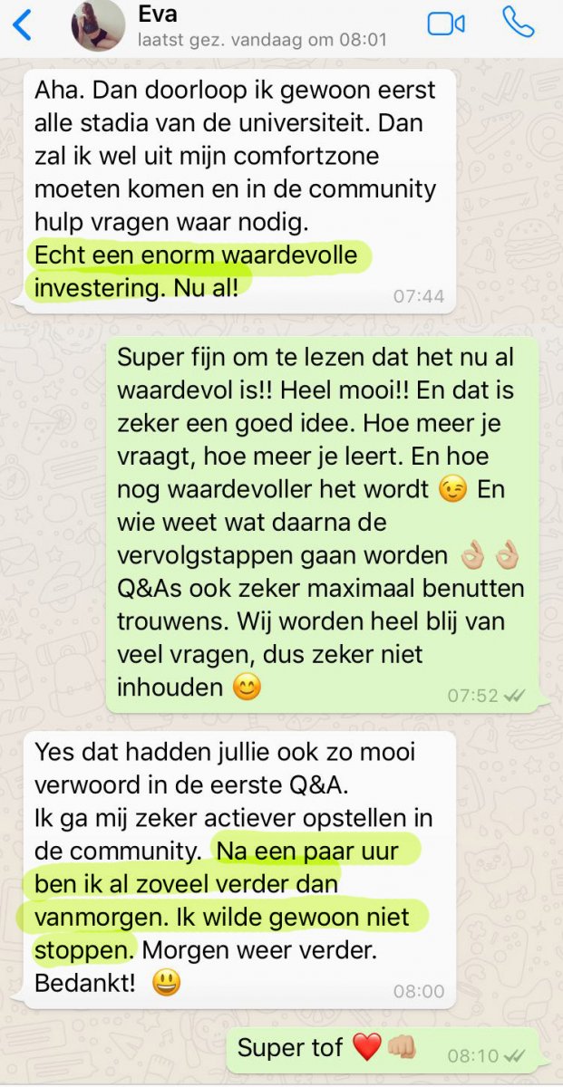 aPositieve reactie Eva_lsob.nl Universiteit aPositieve reactie Eva_lsob.nl Universiteit