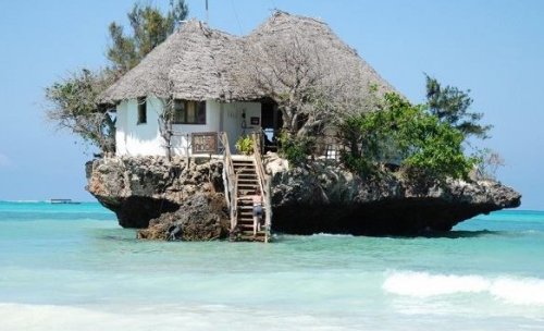 Restaurant The Rock Zanzibar Restaurant The Rock Zanzibar